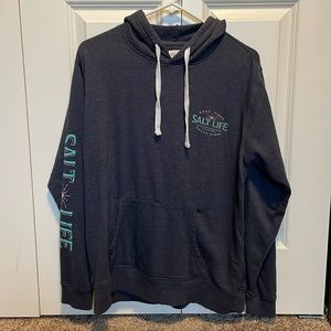 Salt Life navy hoodie in size medium.